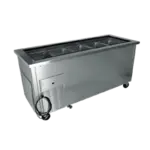 Delfield Delfield SCSC-60-BP Shelleyglas® LiquiTec™ 52" x 21.62" x 7" Deep Cold Pan Cold Food Serving Counter
