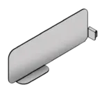 Eagle Group 358114 Divider for Snap-n-Slide Wall Shelf