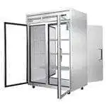 Everest Refrigeration Everest Refrigeration ESPT-2G-2S 49.63'' 48.0 cu. ft. 2 Section Glass/Solid Door Pass-Thru Refrigerator