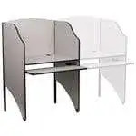 Flash Furniture MT-M6201-GY-GG Starter Study Carrel