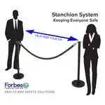 Forbes Industries 2758R-5-VB Rope  velour