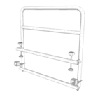 Forbes Industries 4170-3 Guard Rail