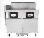 Frymaster Frymaster 2FQG60T Gas Floor Fryer with Controls and , -