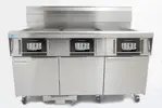 Frymaster Frymaster 3FQG60T Gas Floor Fryer with Controls and , -