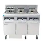 Frymaster Frymaster FPRE314 (3) 50 lb. Full Frypots Electric Floor Fryer with CM3.5 Controls and Built-In Filter System, 208/240 Volts