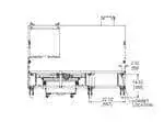 Frymaster Frymaster FPRE380-21 (3) 80 lb. Full Frypots Electric Floor Fryer with Digital Controls and Built-In Filter System, 208-240/480 Volts