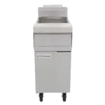 Frymaster Frymaster MJ140 15 - 50 lb. Gas Floor Model Full Pot Fryer with Millivolt Controls - 110,000 BTU