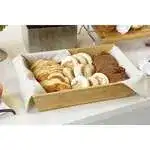G.E.T. Enterprises BAMTRY-05 Bamboo Square Market Display Tray - 12" x 12" x 2"
