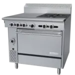 Garland US Range Garland US Range
C36-17C
Commercial Range,
36" W
with
and
-