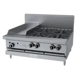 Garland US Range Garland/US Range G36-4G12T Restaurant Gas Range, with 4 Burners (1) 12" Griddle and - 150,000 BTU