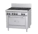 Garland US Range Garland/US Range GF36-6T Restaurant Gas Range, with 6 Burners Burners and Modular Base - 156,000 BTU