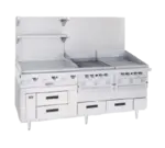 Garland/US Range GN17FC51 Arctic Fire 51" 2 Drawer Freezer Base, Stainless Steel with Marine Edge Top 