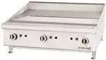 Garland US Range Garland US Range GTGG24-GT24M 23.63'' Countertop Gas Griddle with Thermostatic Controls - 56,000 BTU