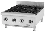 Garland US Range Garland US Range UTOG24-4 4 Burner Countertop Gas Hotplate / Range with Manual Controls - 30,000 BTU