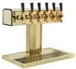 Glastender Glastender BT-6-PB Tee Draft Dispensing Tower