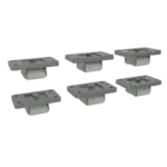 Glastender C-6X1 Casters