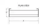 Glastender C-SRC-30 CHOICE Speed Rail Locking Cover