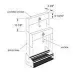Glastender DSRC-39 Speed Rail Locking Cover