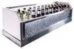 Glastender GDU-12X36 Ice Display Unit with Double-Pane Glass Panels - 36"W x 12"D