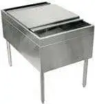 Glastender Glastender IB-38X24-CP10 Service Station Ice Bin