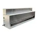 Glastender LLDG-48 Lighted Liquor Bottle Display, Countertop, 2-Tier with LED Light Strips, - 48.00"W x 8.00"D x 13.25"H
