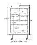 Glastender Glastender MF48-S Underbar Glass Froster