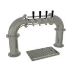 Glastender Glastender PP-4-MFR Pipe Pass-Thru Draft Dispensing Tower