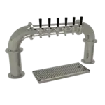 Glastender Glastender PP-6-MFR Pipe Pass-Thru Draft Dispensing Tower