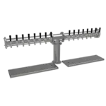 Glastender Glastender PT-16-SSR Pipe Tee Draft Dispensing Tower