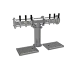 Glastender Glastender PT-6-SSR Pipe Tee Draft Dispensing Tower