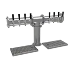 Glastender Glastender PT-8-SSR Pipe Tee Draft Dispensing Tower