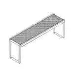 Glastender SOS/SS-60 Single Overshelf