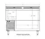 Glastender Glastender ST36-B Flat Top Bottle Cooler