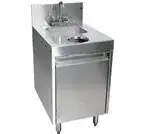 Glastender Glastender SWB-18-DW Underbar Wet Waste Sink