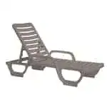 Grosfillex Grosfillex US031081 Bahia Stacking Chaise