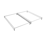 Hatco 2 RAIL Chrome pan rail for (2) pan (pricing applies only at of purchase)