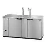 Hoshizaki Hoshizaki DD69-S 3 Taps 1/2 Barrel Draft Beer Cooler - Stainless Steel, 3 Kegs Capacity, 115 Volts