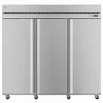Hoshizaki Hoshizaki F3A-FS 82.5'' 79.03 cu. ft. Top Mounted 3 Section Solid Door Reach-In Freezer
