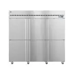 Hoshizaki Hoshizaki F3A-HS 83'' 79.03 cu. ft. Top Mounted 3 Section Solid Half Door Reach-In Freezer