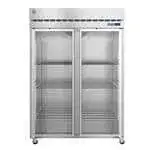 Hoshizaki Hoshizaki R2A-FG 55'' 50.37 cu. ft. Top Mounted 2 Section Glass Door Reach-In Refrigerator