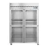 Hoshizaki Hoshizaki R2A-HG 55'' 50.37 cu. ft. Top Mounted 2 Section Solid Half Door Reach-In Refrigerator