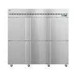 Hoshizaki Hoshizaki R3A-HS 82.5'' 79.03 cu. ft. Top Mounted 3 Section Solid Half Door Reach-In Refrigerator