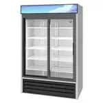 Hoshizaki Hoshizaki RM-45-SD-HC 51'' Silver 2 Section Sliding Refrigerated Glass Door Merchandiser