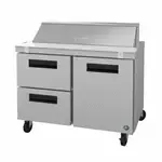 Hoshizaki Hoshizaki SR48B-12D2 48'' Refrigerated Sandwich / Salad Prep Table with