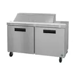 Hoshizaki Hoshizaki SR60B-12 60'' Refrigerated Sandwich / Salad Prep Table with