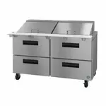 Hoshizaki Hoshizaki SR60B-24MD4 60'' Mega Top Refrigerated Sandwich / Salad Prep Table