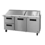 Hoshizaki Hoshizaki SR72B-30MD2 72'' Mega Top Refrigerated Sandwich / Salad Prep Table