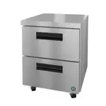 Hoshizaki Hoshizaki UF27B-D2 27'' 1 Section Undercounter Freezer with Solid 2 Drawers and Side / Rear Breathing Compressor