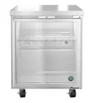 Hoshizaki Hoshizaki UF27B-GLP01 27'' 1 Section Undercounter Freezer with 1 Glass Door and Front Breathing Compressor