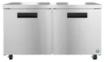 Hoshizaki Hoshizaki
UF60B-01
600''
Section
Undercounter Freezer with
and Compressor